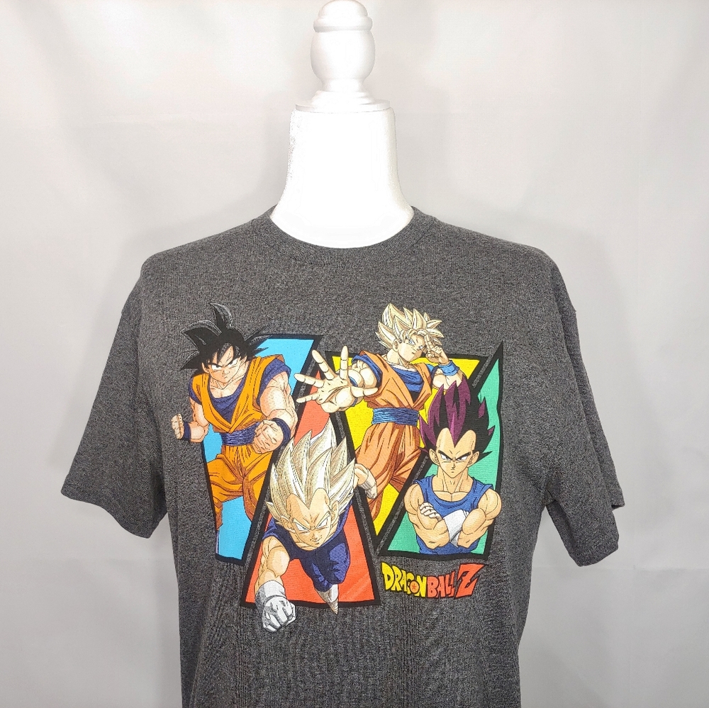 DragonballZ men's t-shirt grey M